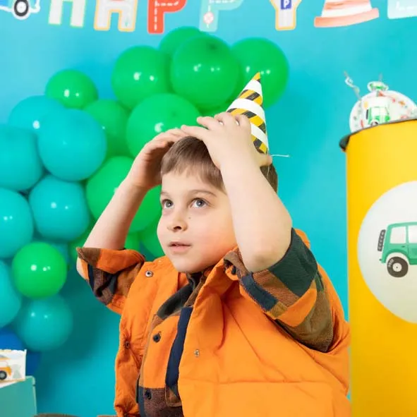 Partyhattar- Bilar 6-pack