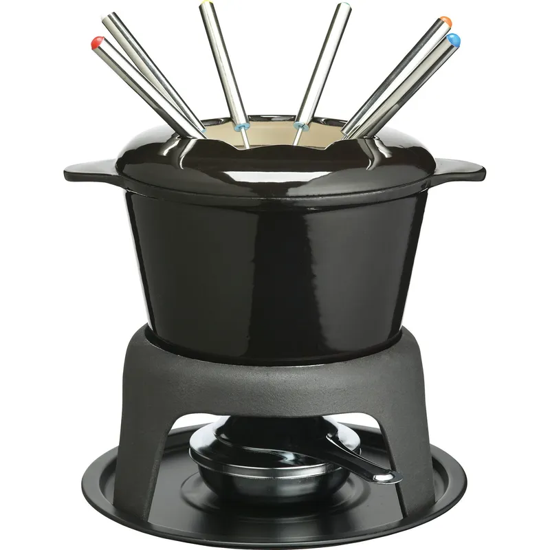 Masterclass Fonduegryta Emaljerad Gjutjärn Svart