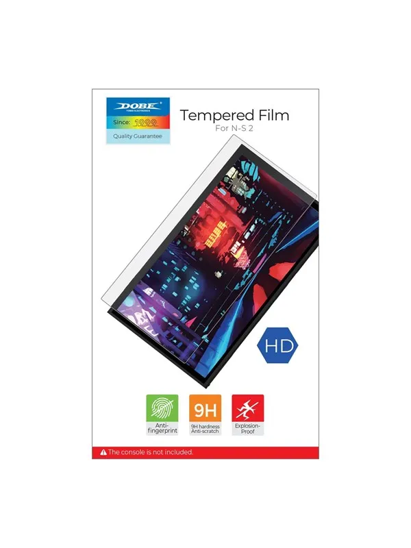Dobe Temp Glass Screen Protector Switch 2 (2 pack) - Miscellaneous Skärmskydd - Nintendo Switch 2