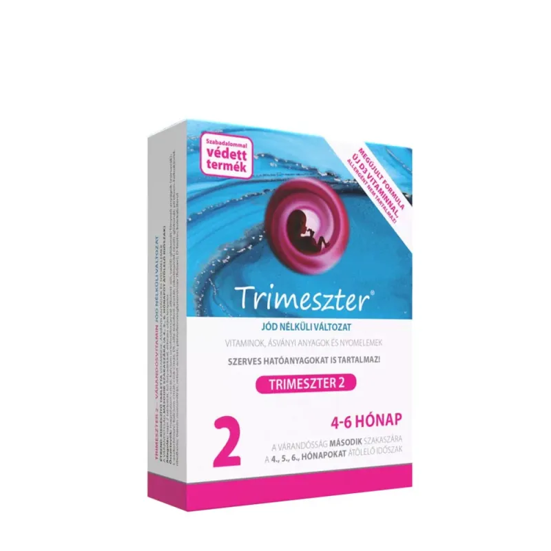 Vitaking – Trimester 2 Multivitamin utan jod, 60 tabletter
