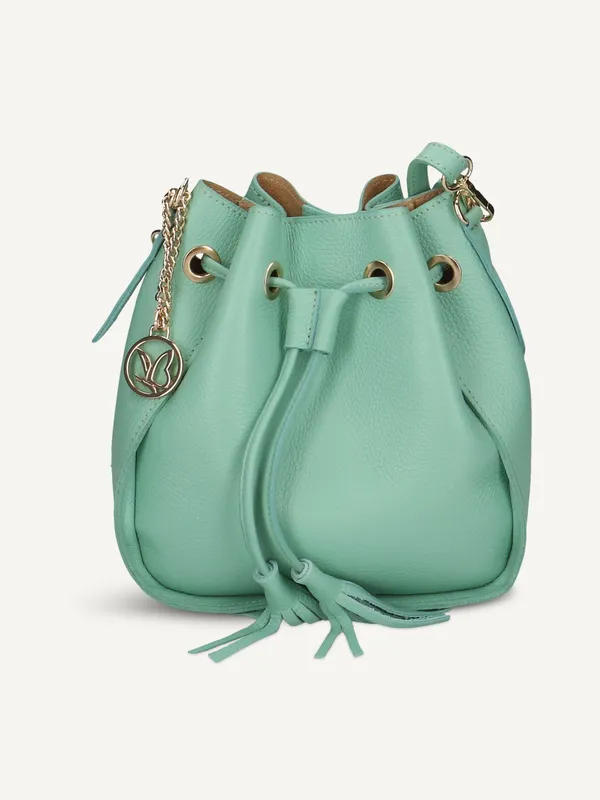 CAPRICE Satchel, green, made of Leather, Size 1