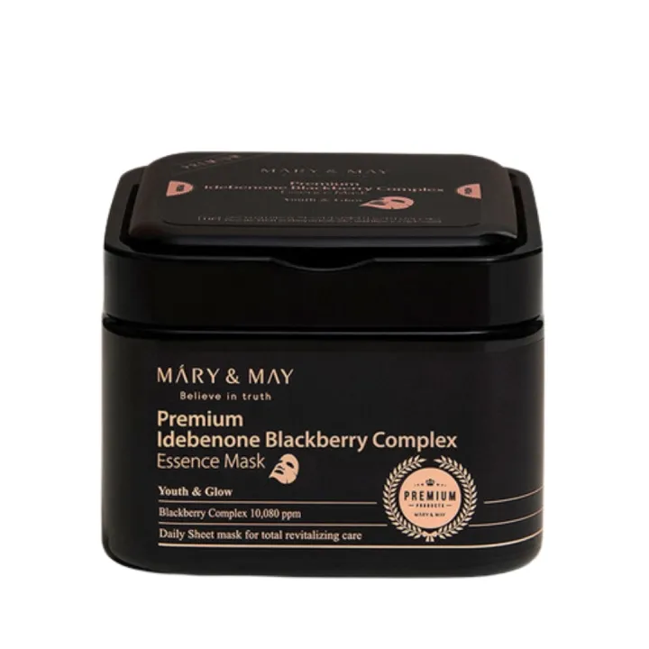 Mary&May Premium Idebenone Blackberry Complex Essence Mask 20 st