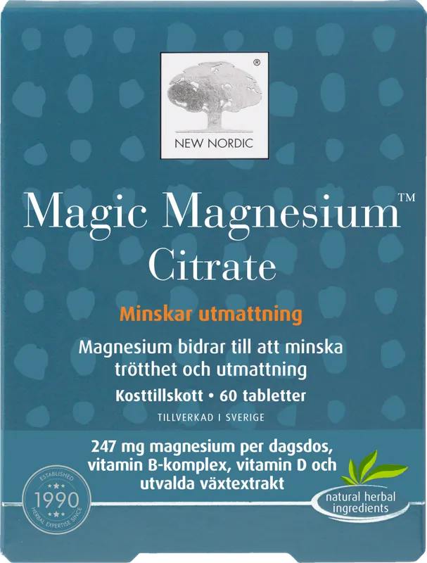 New Nordic Magic Magnesium Citrate 60 st