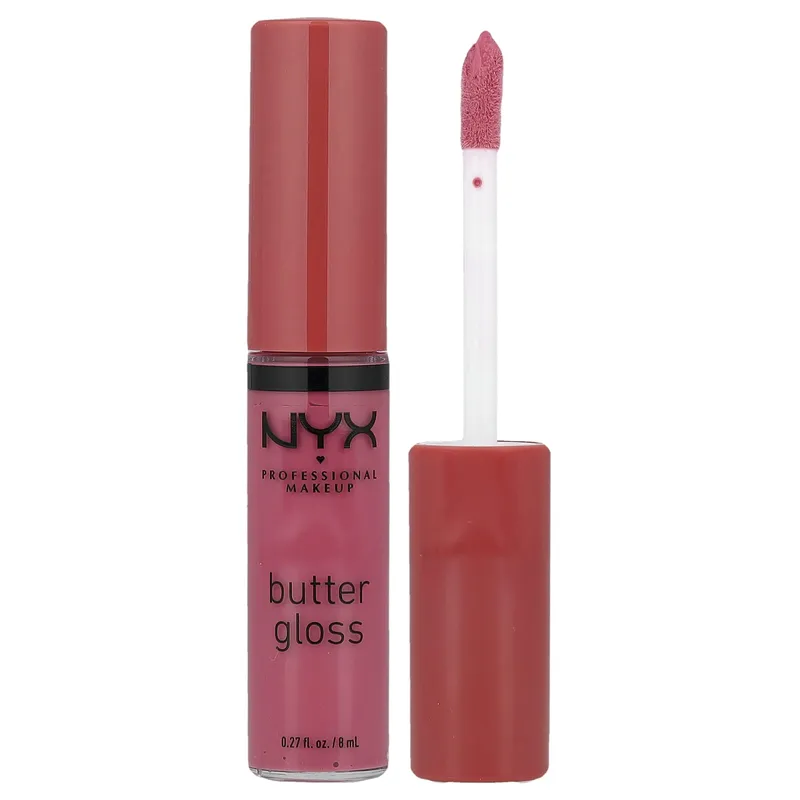 NYX Professional Makeup, Butter Gloss, Läppglans, 07 Tiramisu, 8ml (0,27 fl oz)