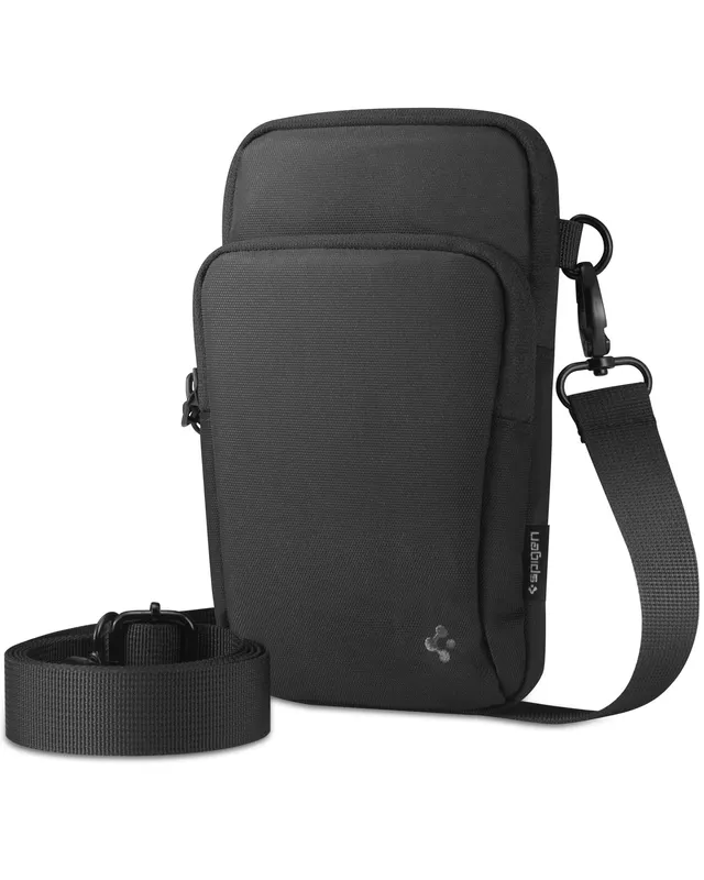 Spigen Klasden KD400 Axelväska för Perfekt för Vardagsbruk Utomhus och Svarta Smartphones, Användning, Aktiviteter, Resor, (AFA07132) svart