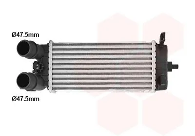Intercooler VAN WEZEL 18014730