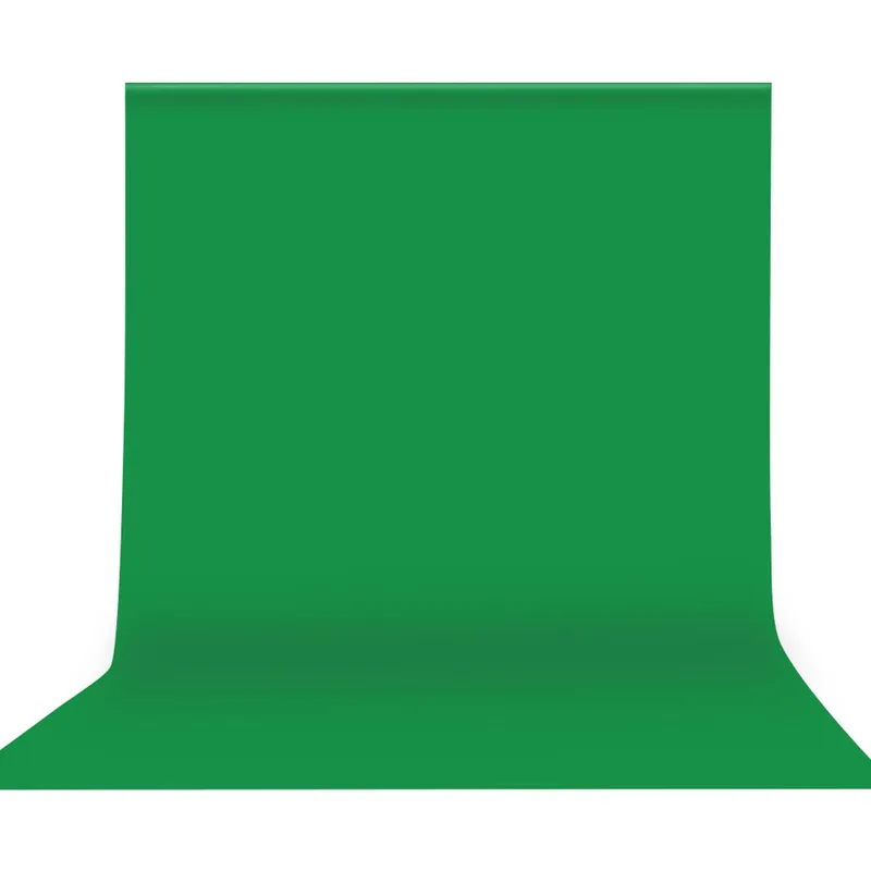 2 * 3m / 6,6 * 10ft Professionell Green Screen Bakgrund Studiofotografi Bakgrund Tvättbar 2m*3m grön (#9143)