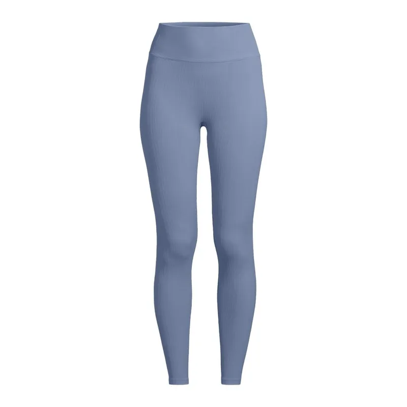 Casall Multi Rib Seamless High Waist Tights träningstights (dam) - Sense Blue, M