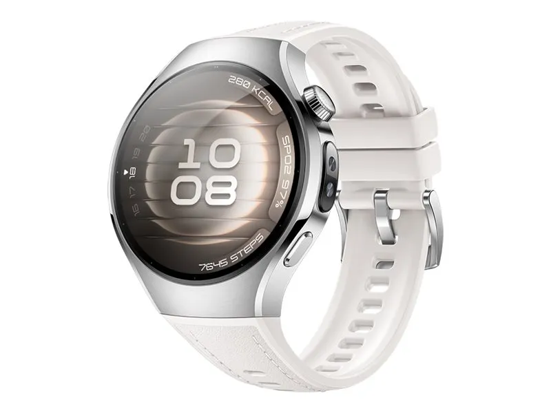 Huawei WATCH 5 3,81 cm (1.5″) AMOLED 46 mm Digital 466 x 466 pixlar Pekskärm Silver Wi-Fi GPS