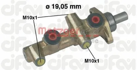 METZGER 202-138 Huvudbromscylinder