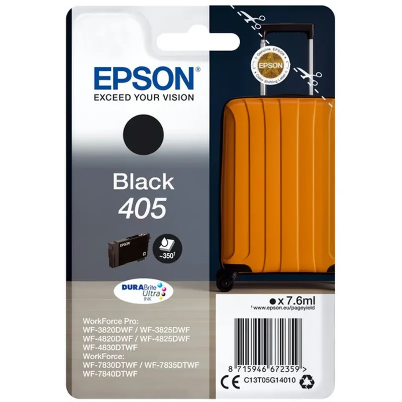 Epson Singlepack Black 405 Durabrite Ultra Ink