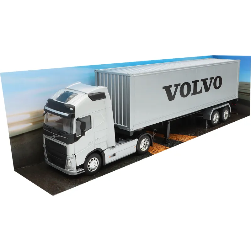 Volvo FH 500 med trailer – Silver – Welly – 1:32 – 49 cm