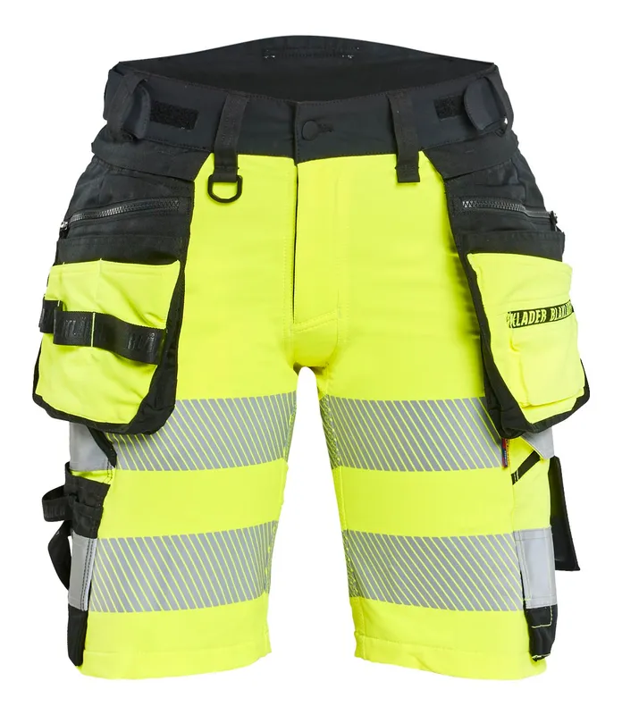 Blåkläder 702016483399C36 Shorts varsel, gul/svart C36
