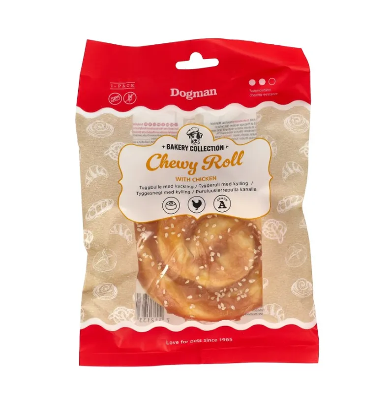 Dogman Bakery Collection Tuggrulle med Kyckling 10cm