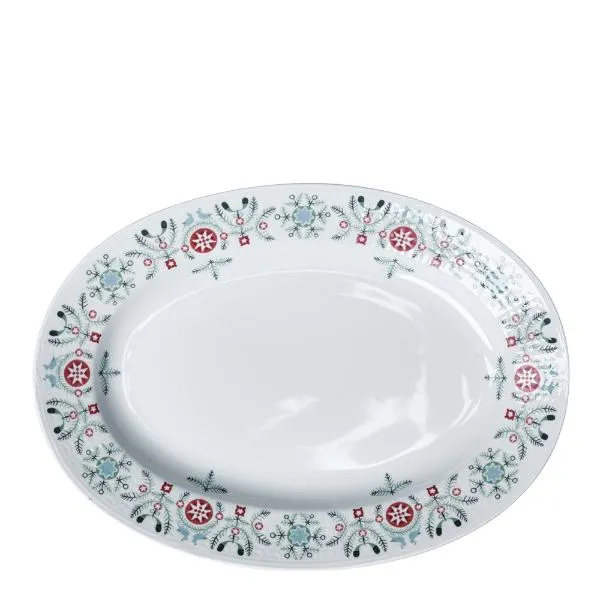 Rörstrand - Swedish Grace - Winter - Ovalt fat 32 cm Design Louise Adelborg
