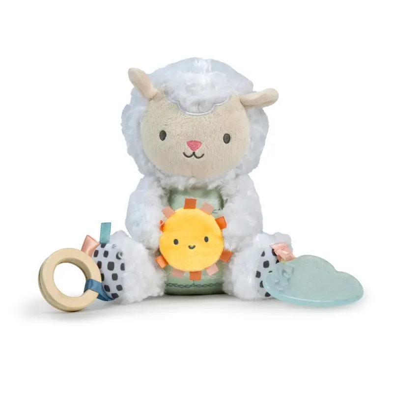 Calm Springs Plyschaktivitetsleksak Sheep Sheppy Ingenuity