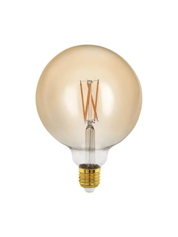 EGLO LED-glödlampa G125 Globe 4W/817 300 lumen amber dimmable E27