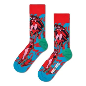 Happy socks Strumpor Marvel Scarlet Witch Sock Röd bomull Strl 36/40