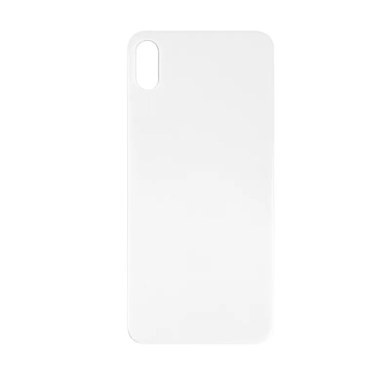 iPhone XS Baksida Glass (utan logga) – Silver