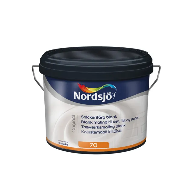 SNICKERIFÄRG ORG BLANK BW 2,5L ORIGINAL NORDSJÖ | Beijerbygg Byggmaterial