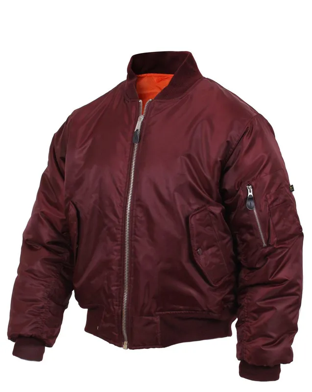Rothco MA-1 Bomberjacka / Pilot Jacka Bordeaux (#7402)