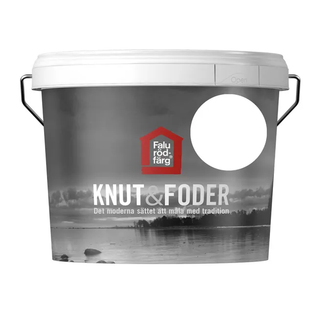 FALU RÖDFÄRG KNUT&FODER VIT 3L | Beijerbygg Byggmaterial