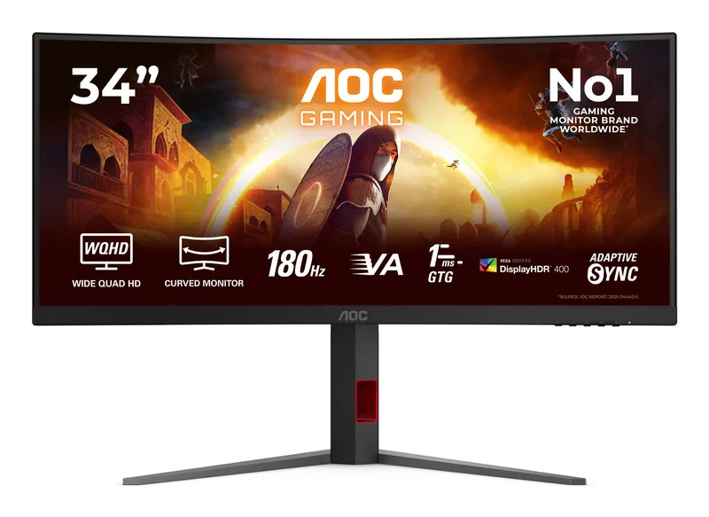 34″ Aoc G4 CU34G4CA - 34″ | 3440 X 1440 | 180 Hz | Fast Va