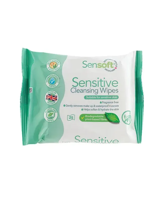 Sensoft Sensitive Cleansing Skincare Wipes