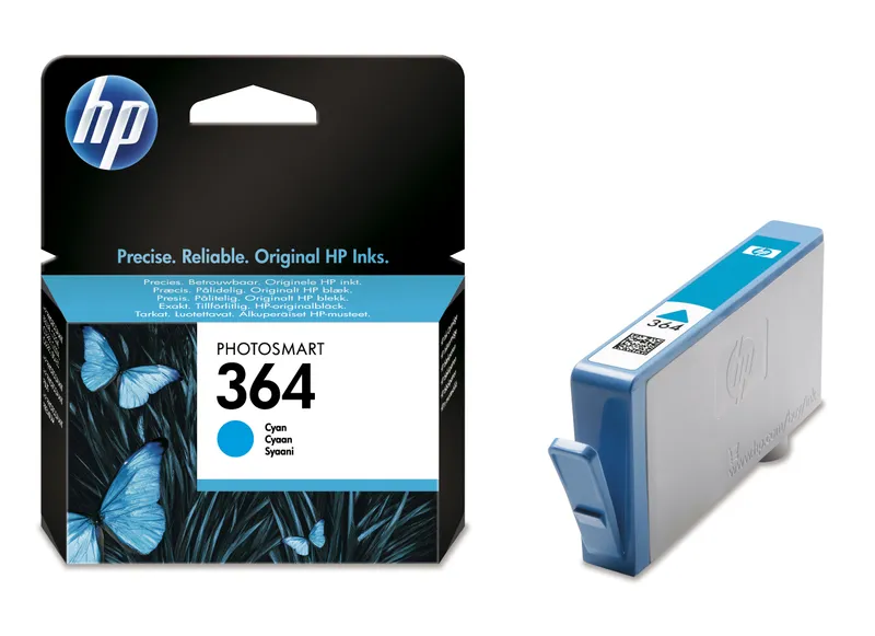 HP 364 cyan bläckpatron, original