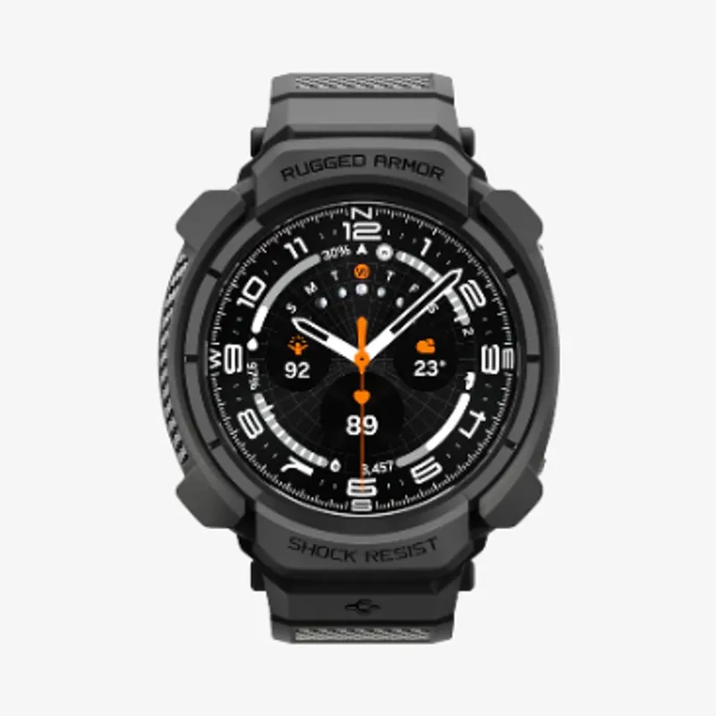 Spigen Rugged Armor Pro - matte black - Samsung Galaxy Watch Ultra2