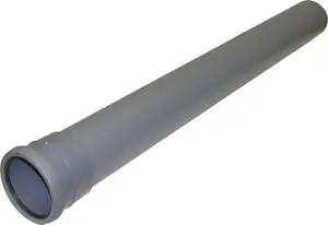 Pipelife 070062 Avloppsrör med 1 muff 110 x 500 mm