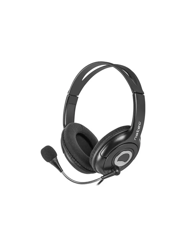 NATEC Bear 2 Headset Kabel Huvudband Svart