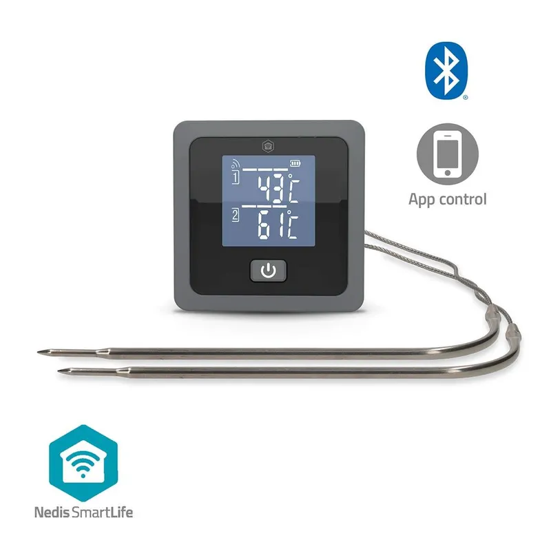 Bluetooth-kötttermometer - dubbla sonder, appstyrning