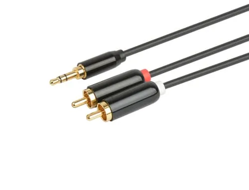 Prokord Ljudkabel 20m 3,5mm 2 X Rca
