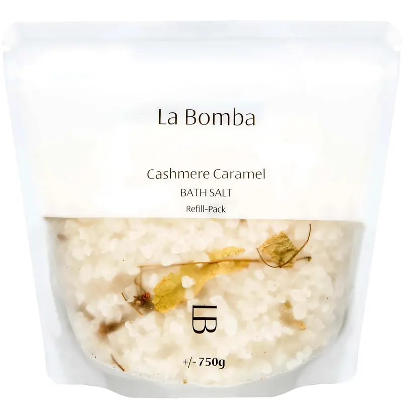 La Bomba Cashmere Caramel Bath Salt Refill Pack 750 g