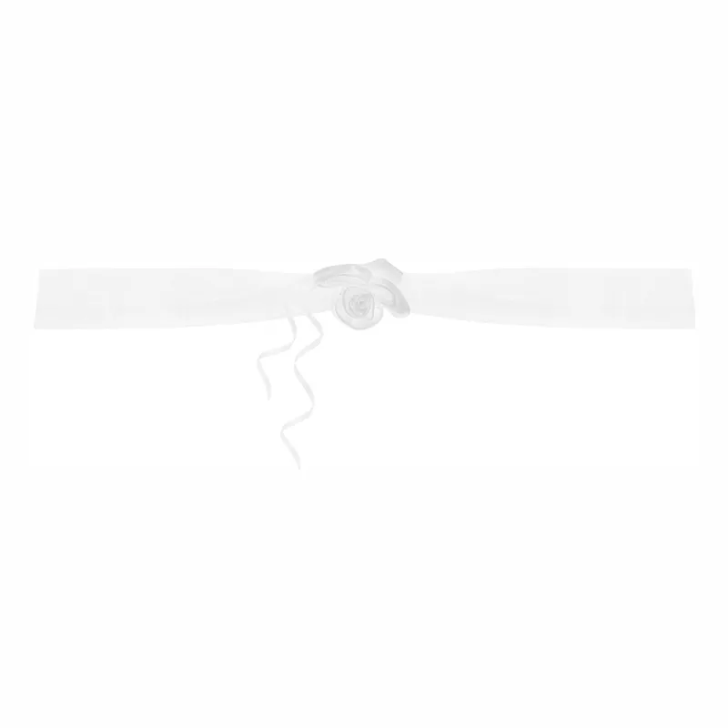 Organza-girlanger till bilen – Vit