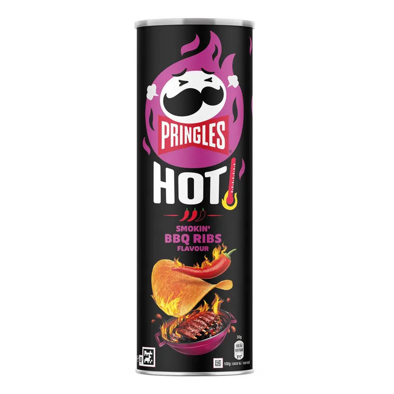 Pringles Hot Smokin BBQ Ribs – 160 g