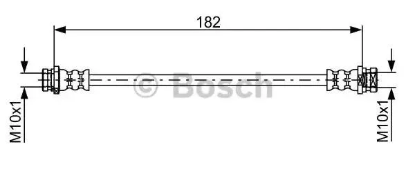 Bromsslang BOSCH 1 987 481 752