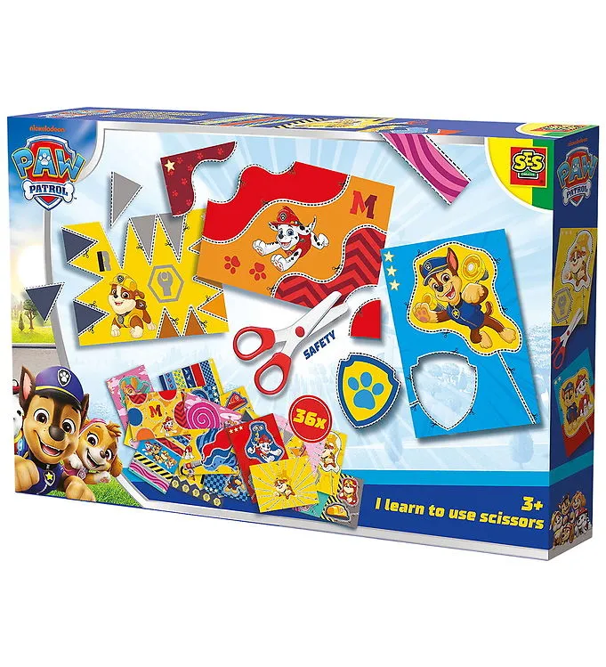 SES Creativ Kreativt lekset – Paw Patrol – Jag lär mig att använ