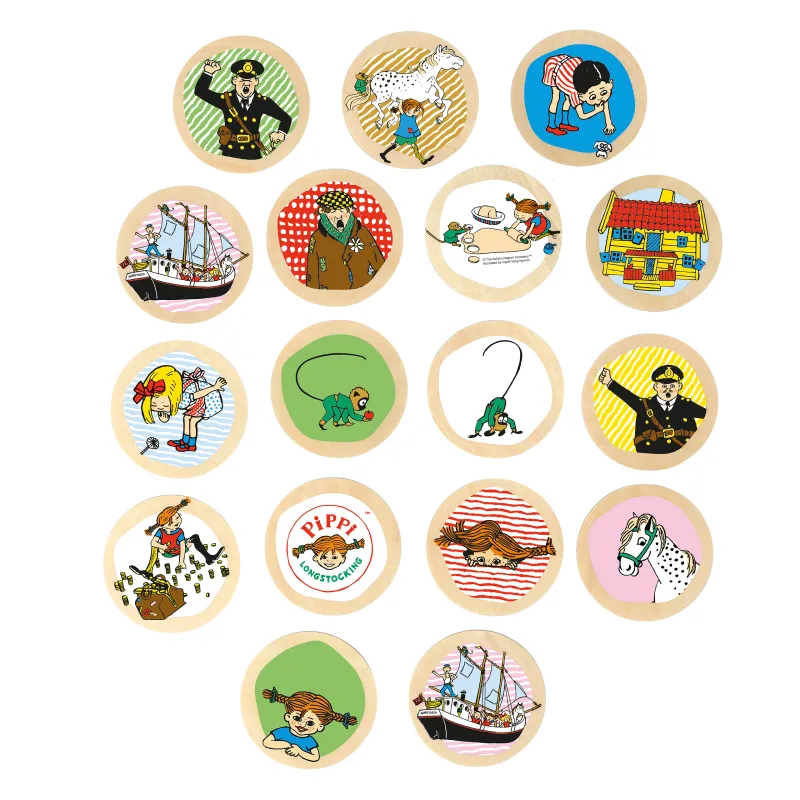 Pippi Memo Wood Micki