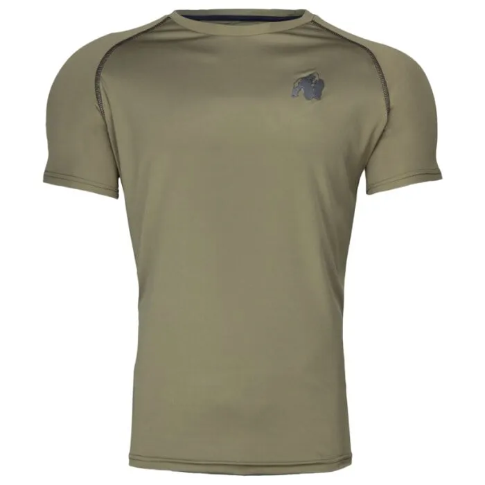 Gorilla Wear Performance Tee, M, Army Green