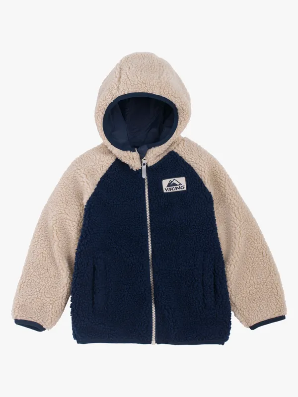 Viking Play Vändbar Pilejacka, Navy/Cement, 92