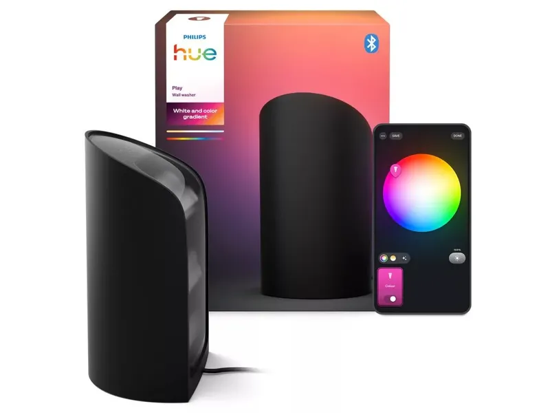 Philips Hue Play Wall washer White and Color Ambiance - Svart