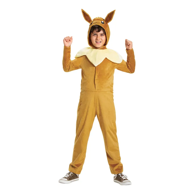 Pokémon™ Eevee Jumpsuit Barn Maskeraddräkt - Medium