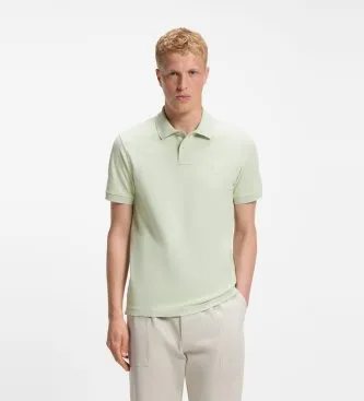 BOSS för män. 50507803 Passagerare Polo grön (XXL), Casual, Bomull, Kort ärm