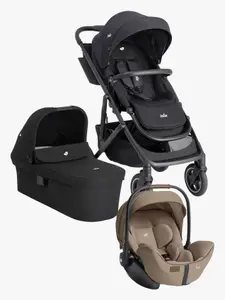 Joie Elara duovagn + Maxi-Cosi Pebble Slide Pro babyskydd + isofixbas