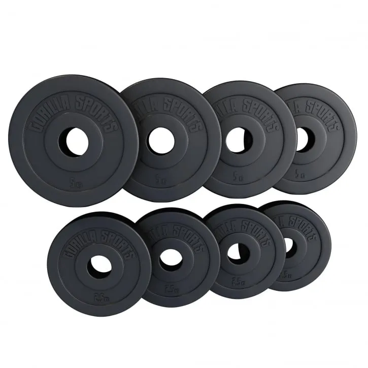 Viktskivor BASIC Cement 51mm 4x5kg 4×2,5kg