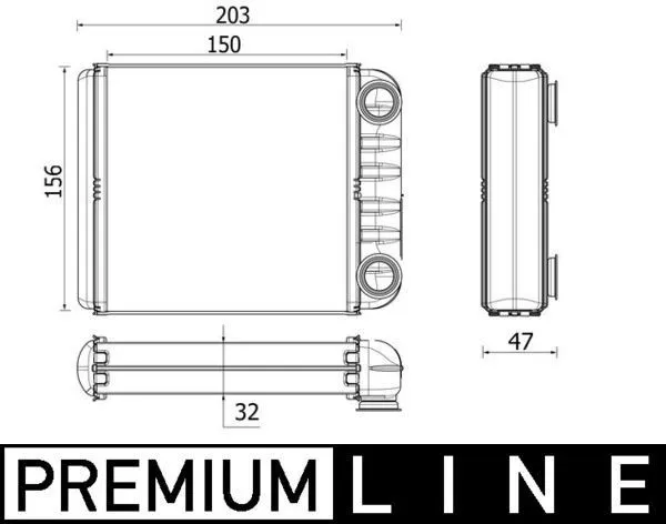 MAHLE AH 280 000P Värmepaket