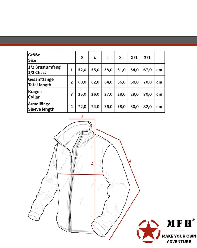MFH Fleece Sweatshirt Brun (#3847)