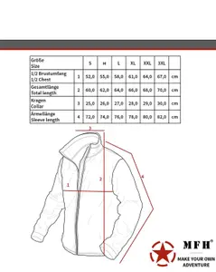 MFH Fleece Sweatshirt Brun (#3847)